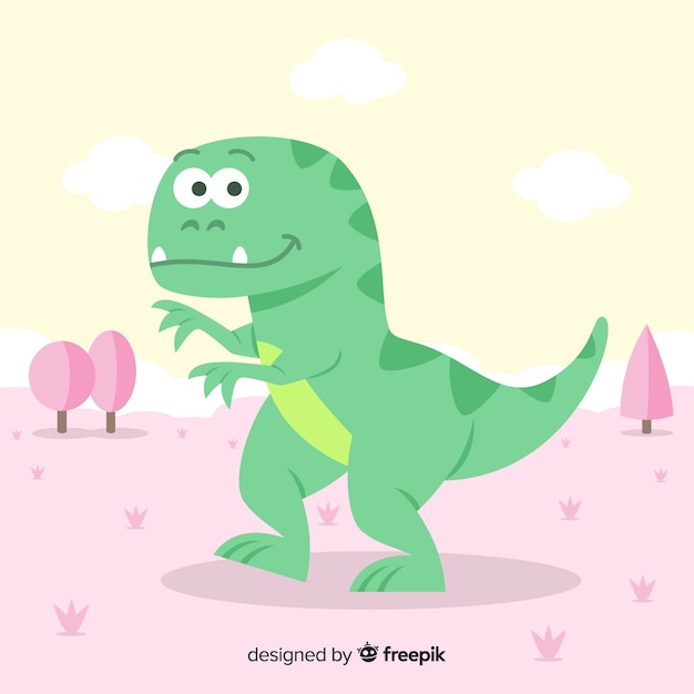 Download Free Flat T Rex Background Free Vector Use our free logo maker to create a logo and build your brand. Put your logo on business cards, promotional products, or your website for brand visibility.