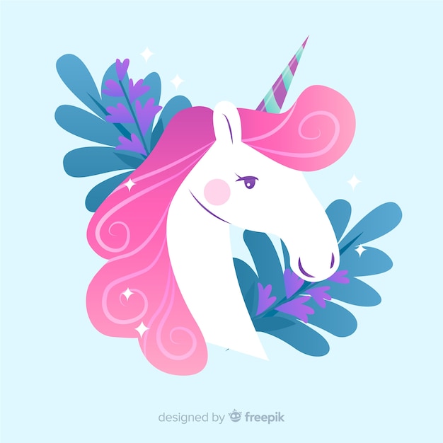 Download Free Flat Unicorn Background Free Vector Use our free logo maker to create a logo and build your brand. Put your logo on business cards, promotional products, or your website for brand visibility.
