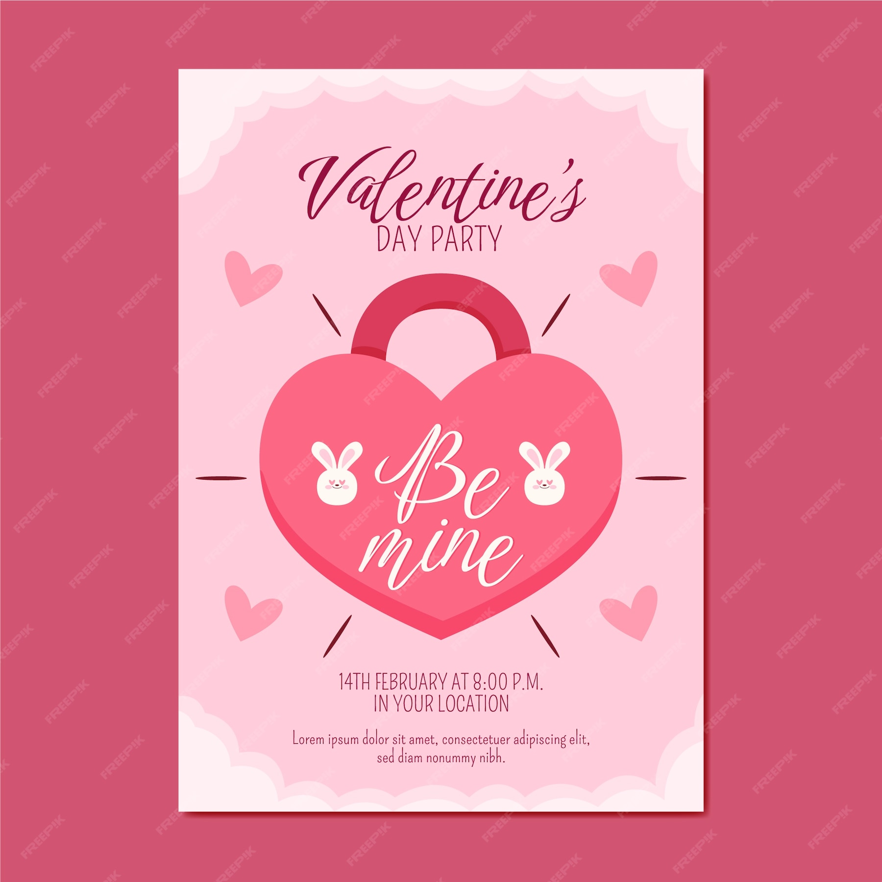 premium-vector-flat-valentine-s-day-invitation-template