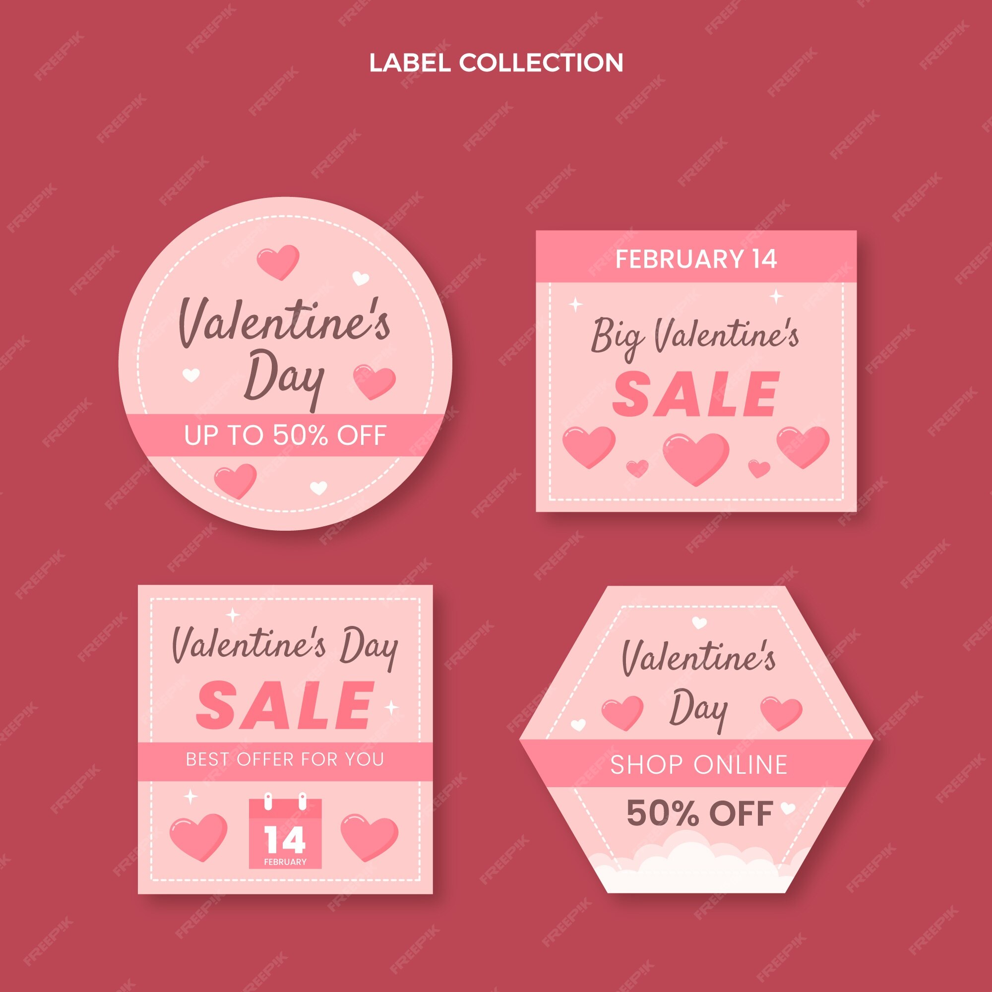 free-vector-flat-valentine-s-day-labels-collection