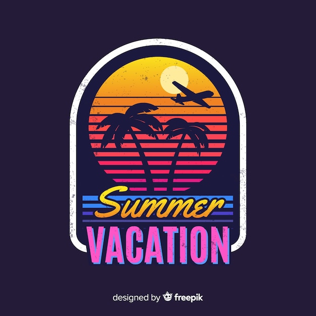 Download Free Flat Vintage Travel Logo Free Vector Use our free logo maker to create a logo and build your brand. Put your logo on business cards, promotional products, or your website for brand visibility.