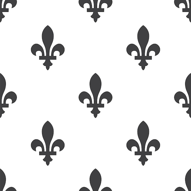 Premium Vector Fleur De Lys Vector Seamless Pattern Editable Can Be