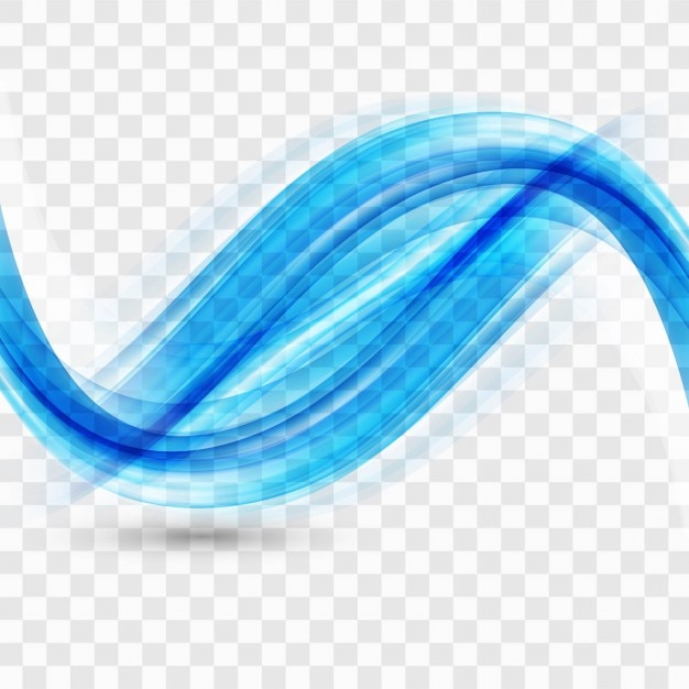Free Vector | Floating blue wave form
