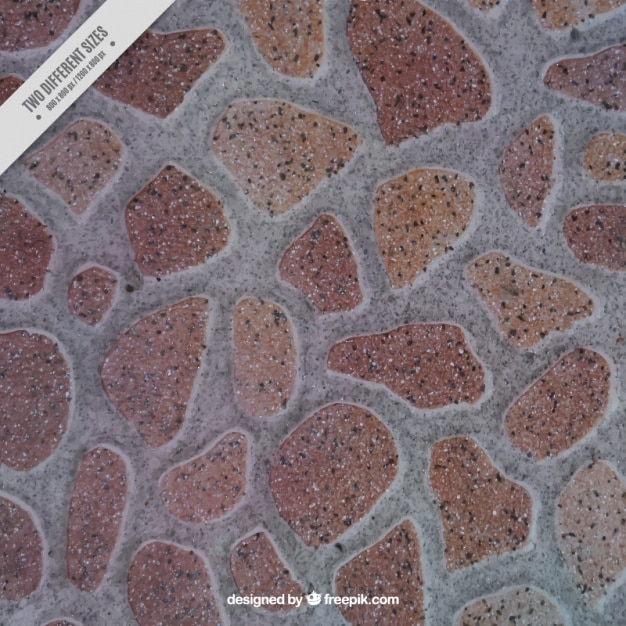 Floor texture with stones