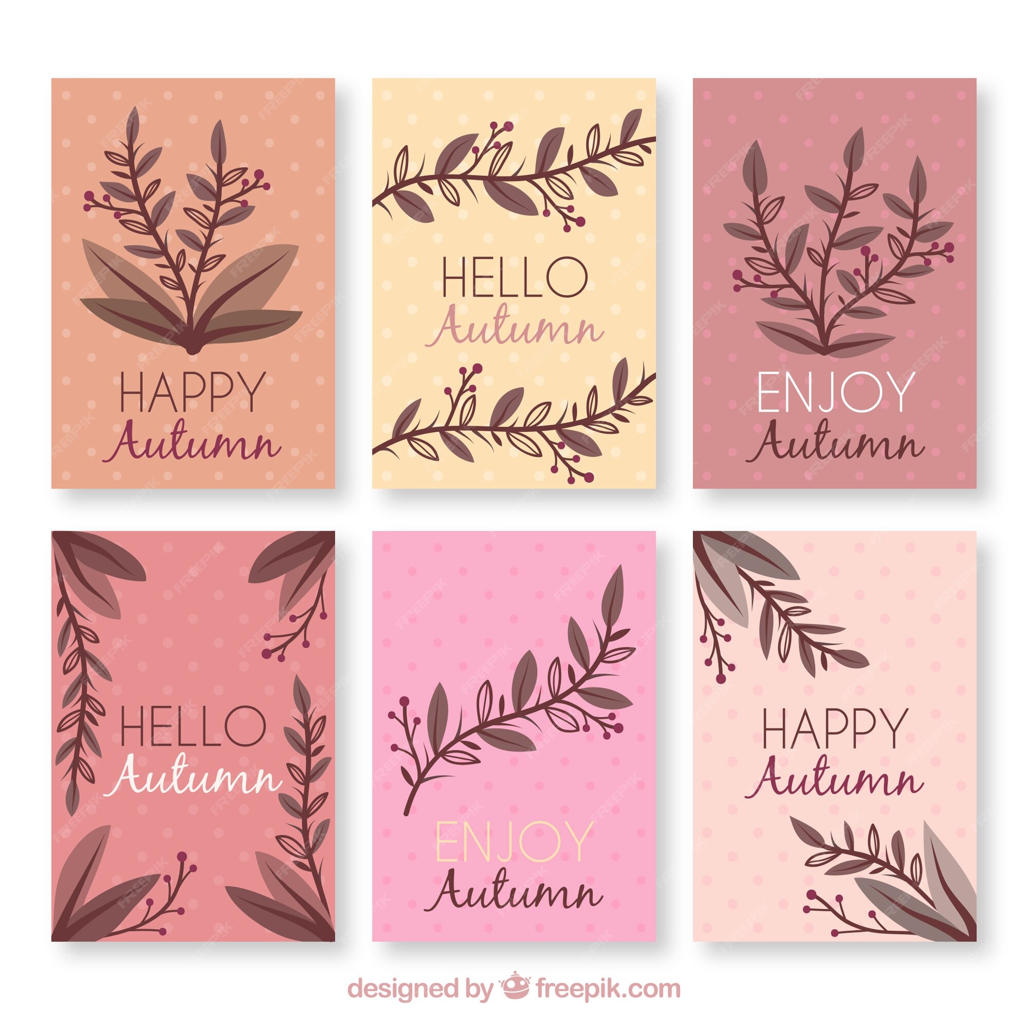 free-vector-floral-autumn-cards
