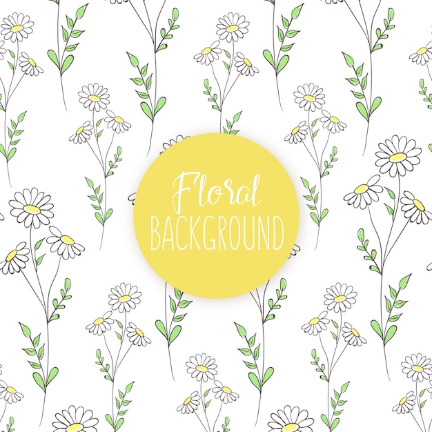 Floral background Vector | Premium Download