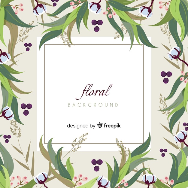 free floral background for word document