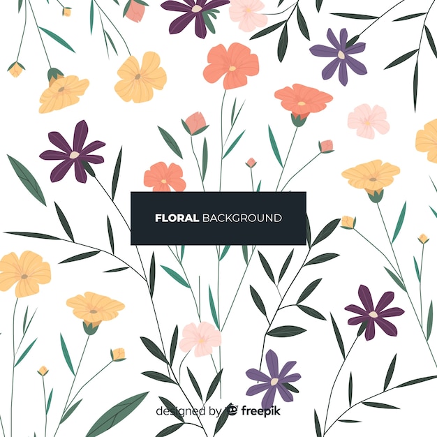 Floral background | Free Vector
