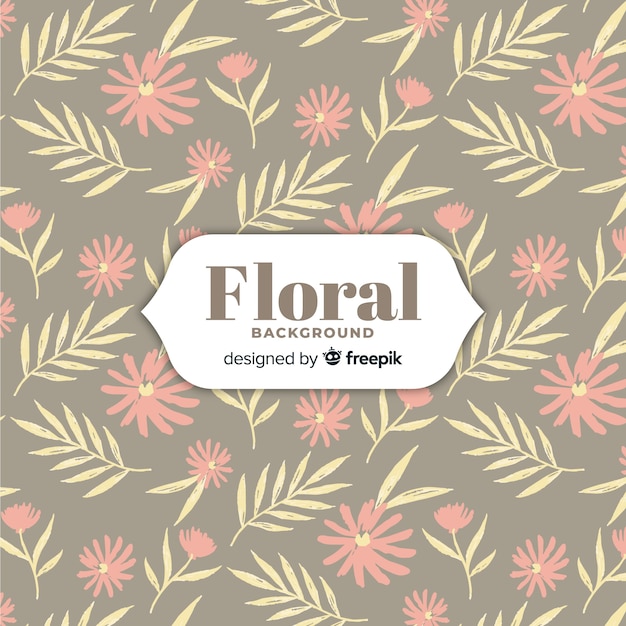 Floral background Vector | Free Download