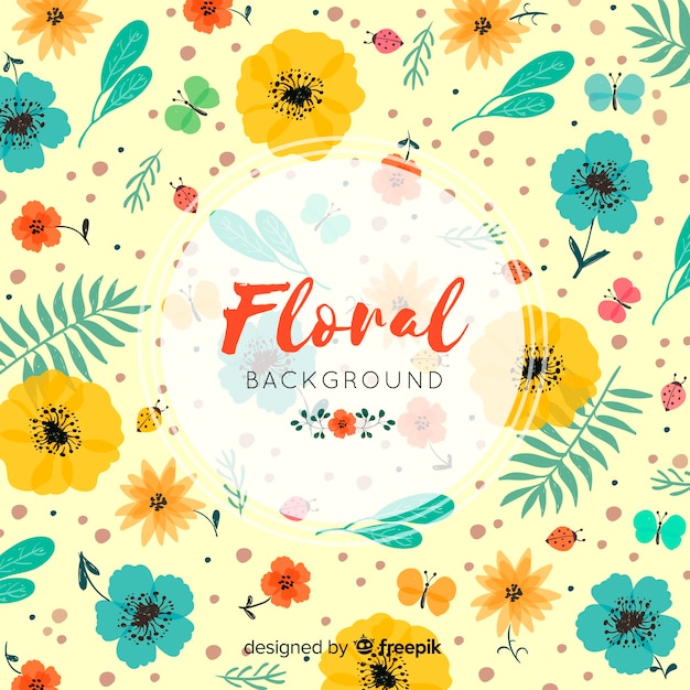 Premium Vector | Floral background