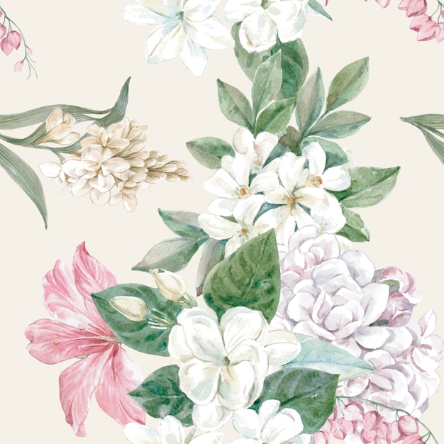 Floral background Free Vector