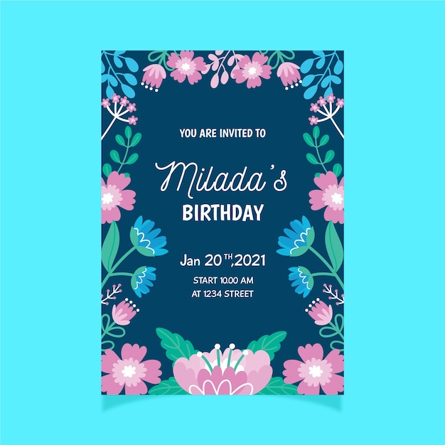 floral-birthday-card-template-free-vector