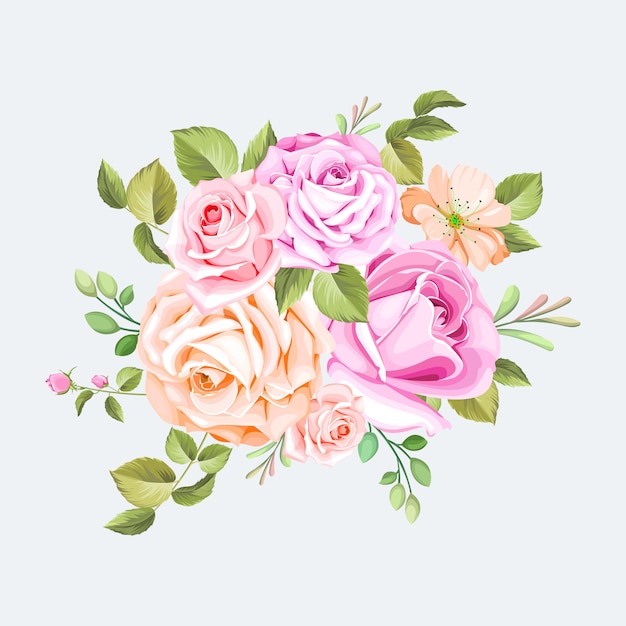 Download Floral bouquet wedding Vector | Premium Download