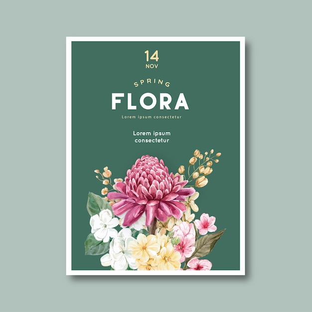 Download Floral card Vector | Free Download