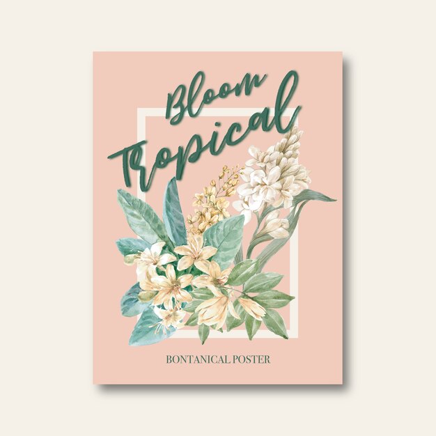 Floral card | Free Vector