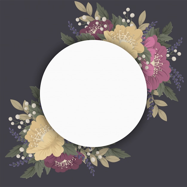 Featured image of post Floral Round Border Design