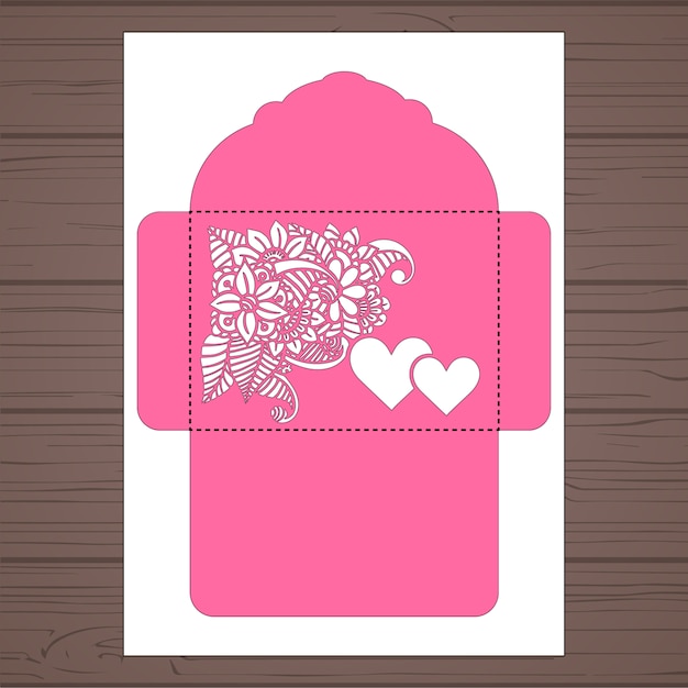 Download Free Vector | Floral envelope design