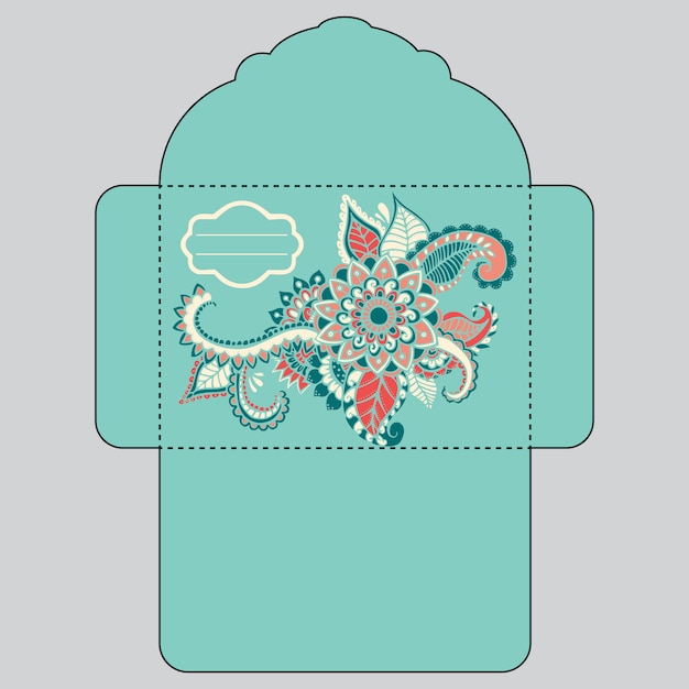 free-vector-floral-envelope-design