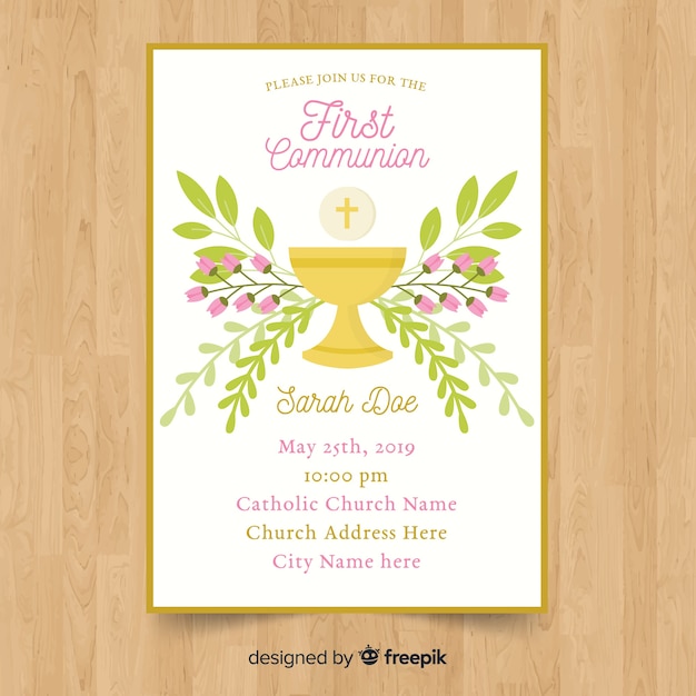 floral-first-communion-invitation-template-vector-free-download