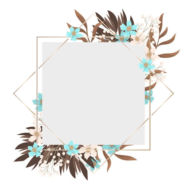 Free Vector Floral Flower Border