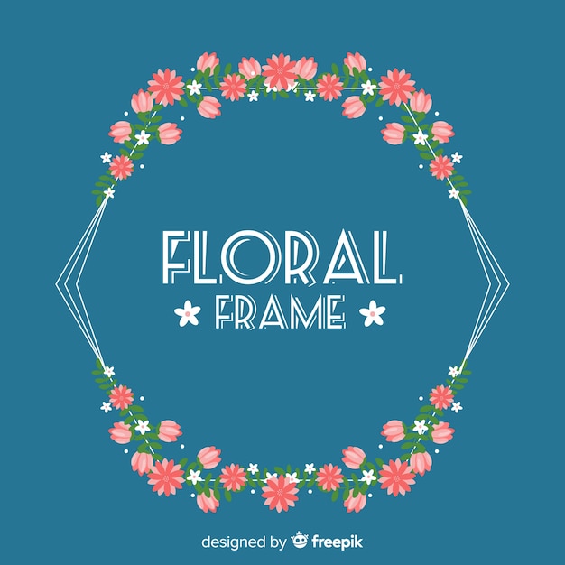 Floral frame | Free Vector