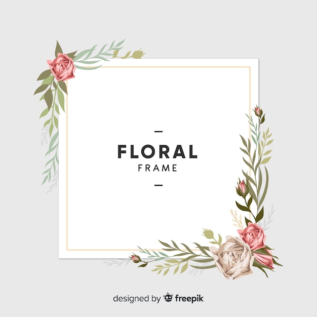 Download Floral frame Vector | Free Download