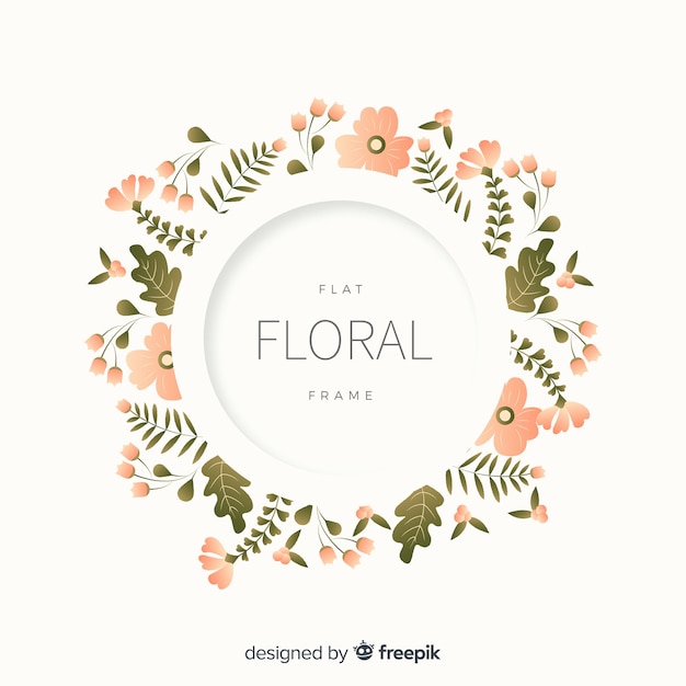 Free Vector | Floral frame