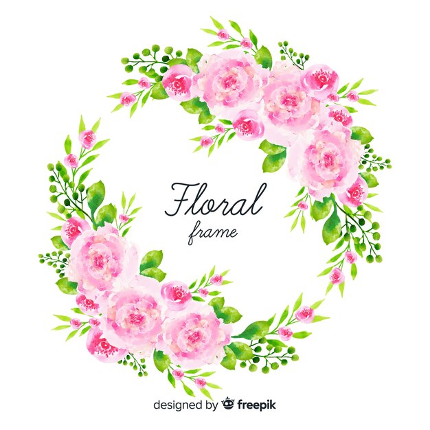 Download Floral frame Vector | Free Download