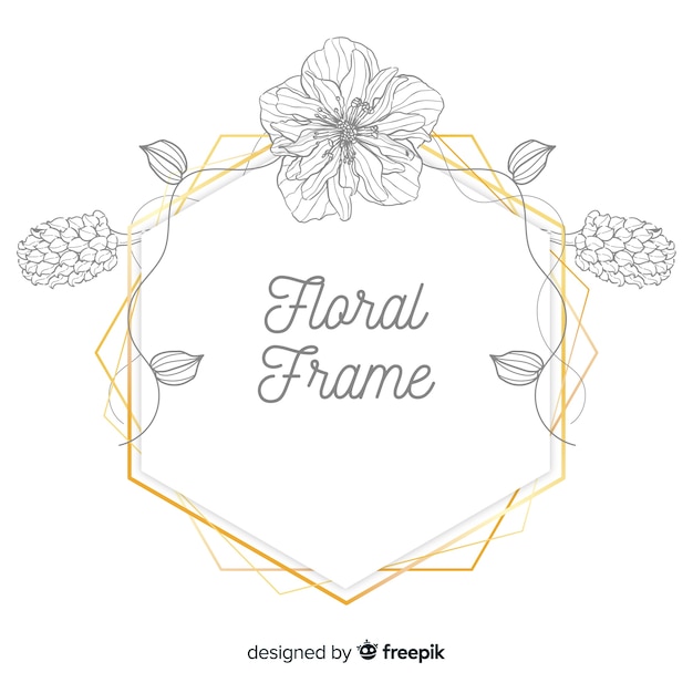 Free Vector | Floral frame