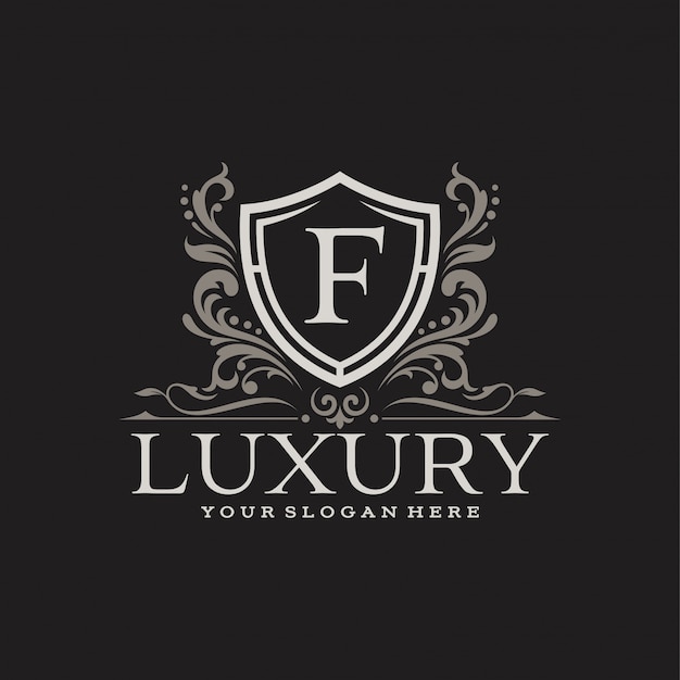 Download Free Floral Heraldic Luxury Circle Logo Template In Vector For Restaurant Royalty Boutique Cafe Hotel Jewelry Fashion And Other Premium Vector Use our free logo maker to create a logo and build your brand. Put your logo on business cards, promotional products, or your website for brand visibility.