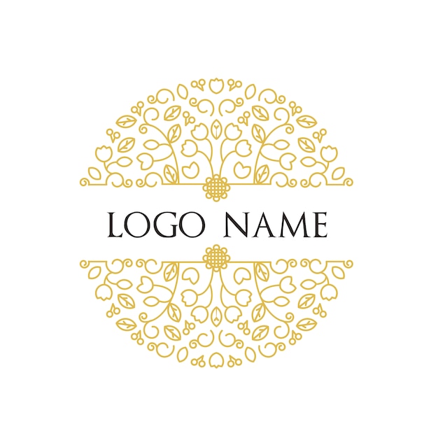 Download Free Vector | Floral logo template