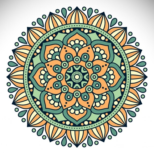 Download Floral mandala Vector | Free Download