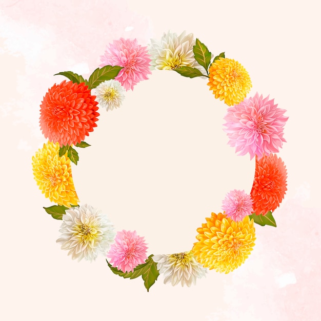 Download Floral mockup frame illustration | Free Vector