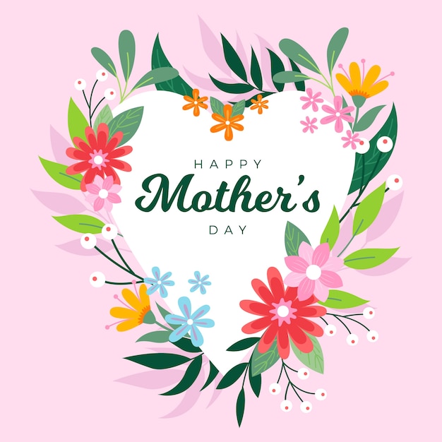 Floral mothers day | Free Vector