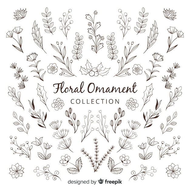 Free Vector Floral Ornament Collection