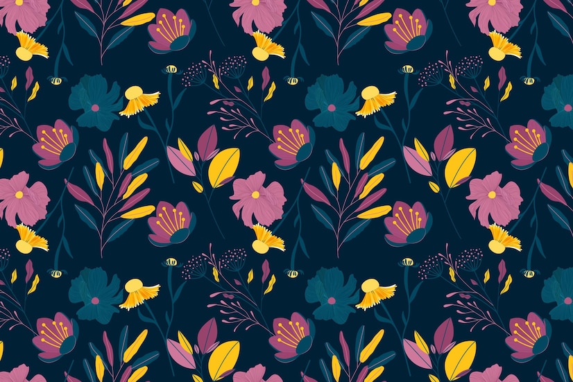 Free Vector | Floral pattern concept