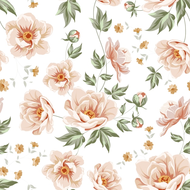 Premium Vector | Floral pattern design