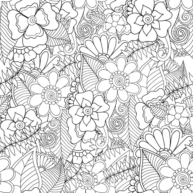 Free Vector | Floral pattern design