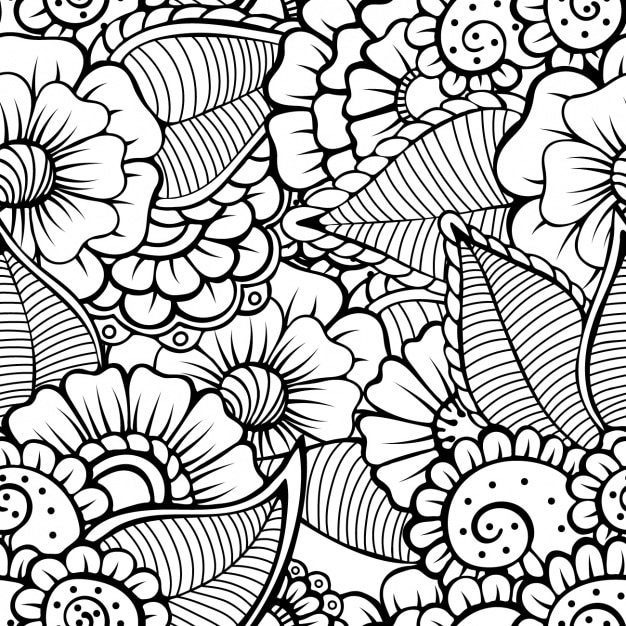 Floral pattern design Vector | Free Download