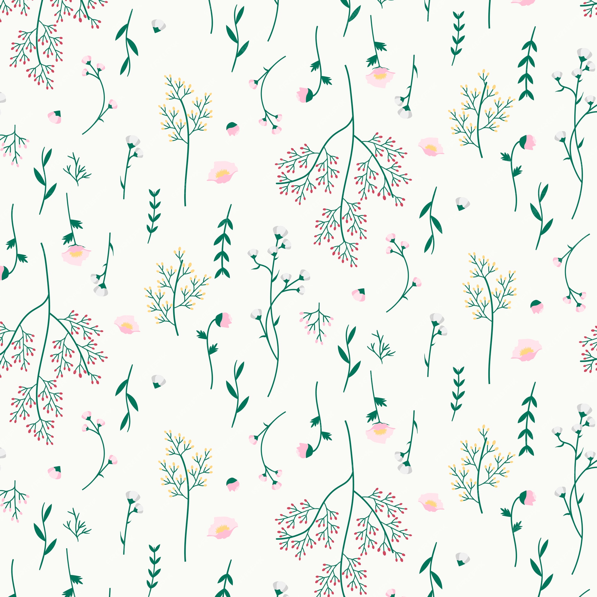 Free Vector | Floral patterned background