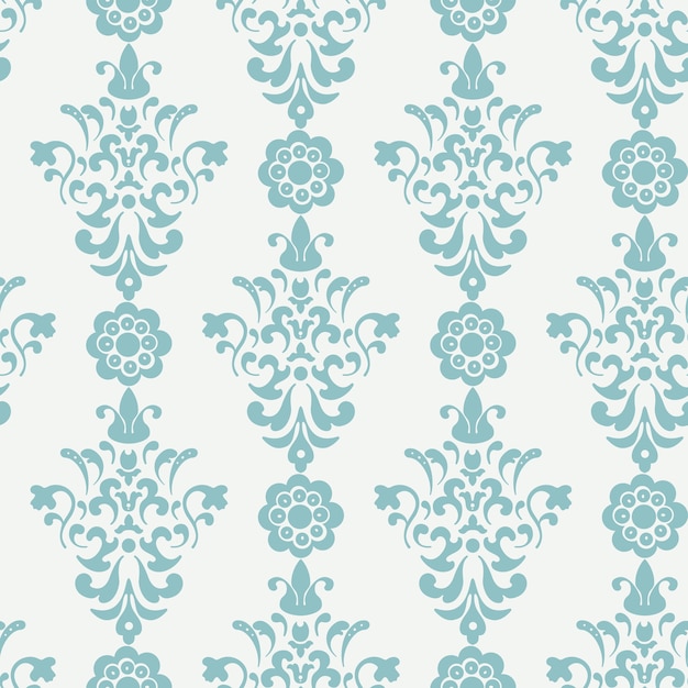 Download Free Vector | Floral retro wallpaper. endless background, seamless pattern, wrapping or backdrop ...