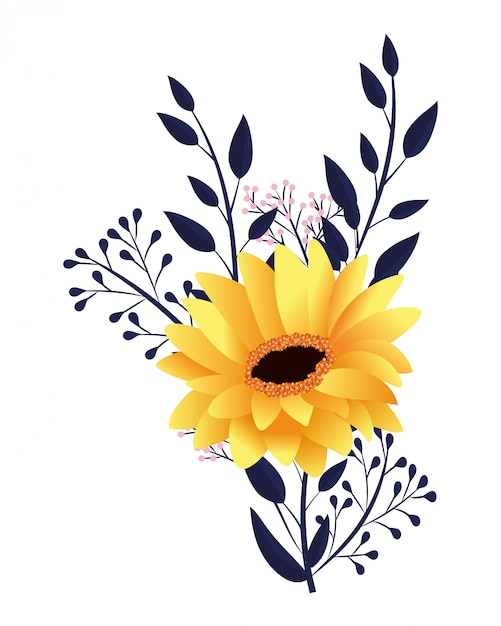 Premium Vector | Floral tropical cartoon