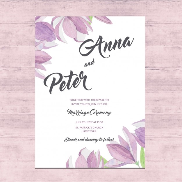 Wedding Card Design Sample 9