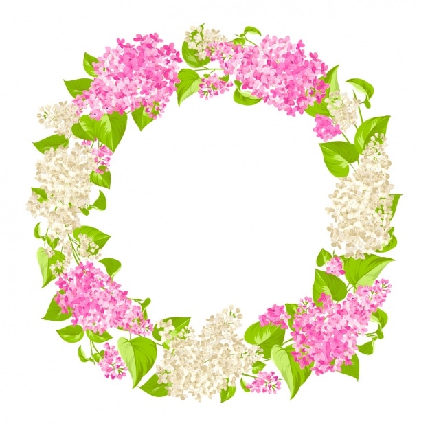 Floral wreath design | Premium Vector