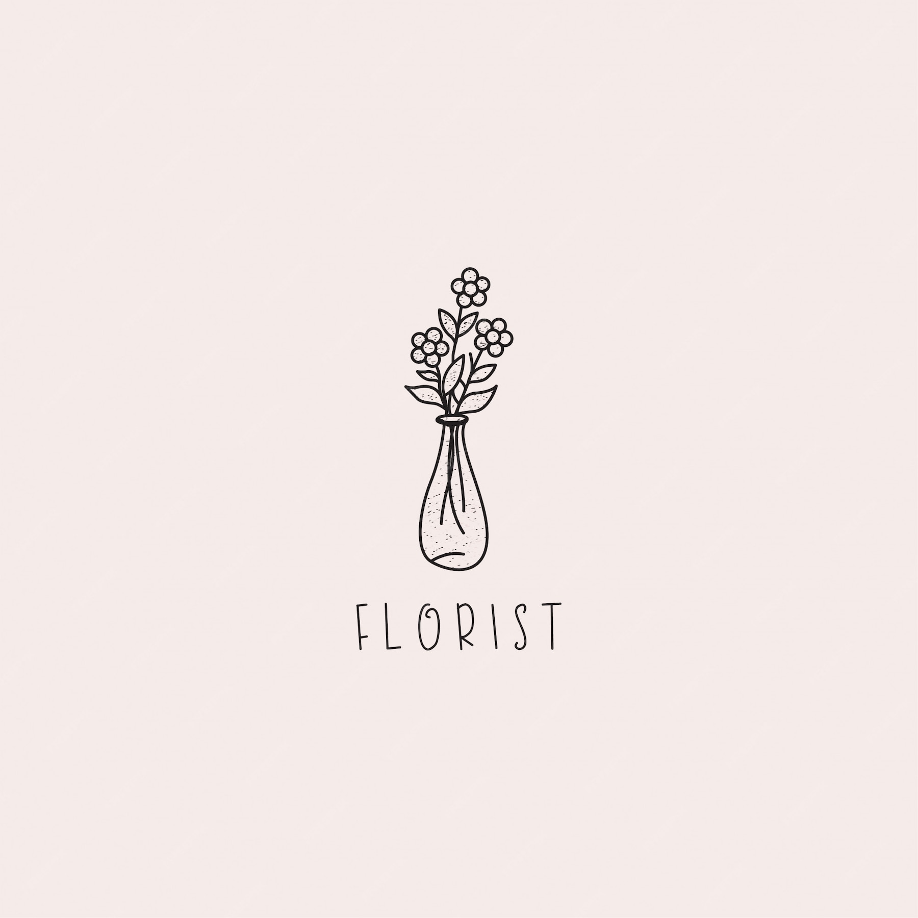 Premium Vector | Florist logo