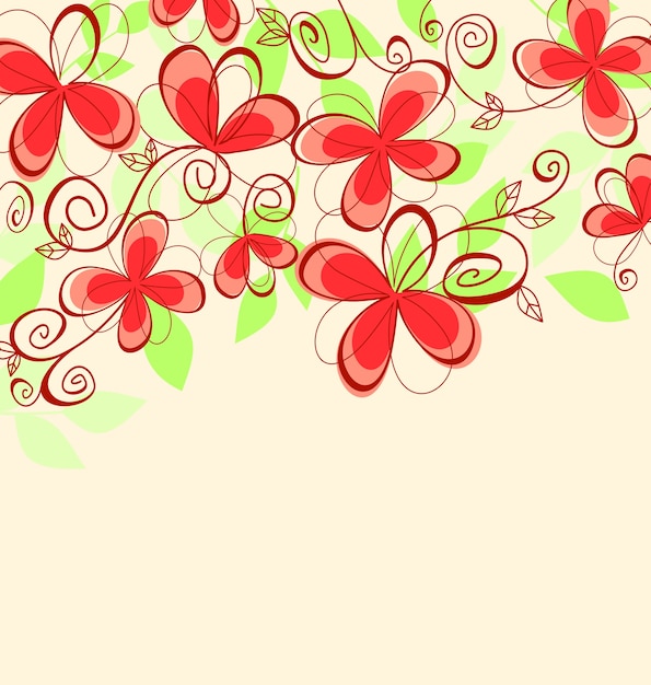 Premium Vector | Flower background