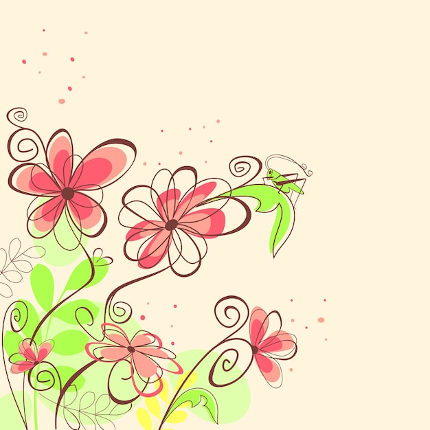 Premium Vector | Flower background