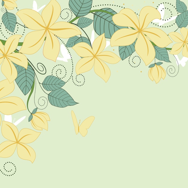 Premium Vector | Flower background