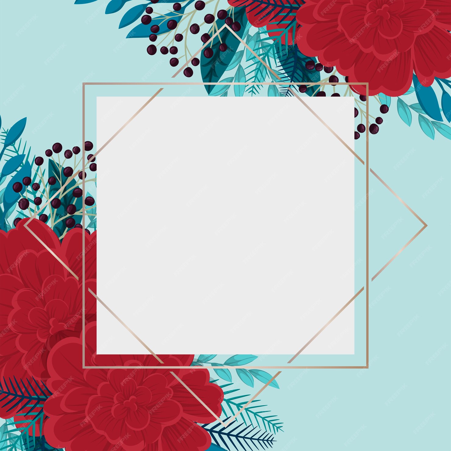 free-vector-flower-border-template