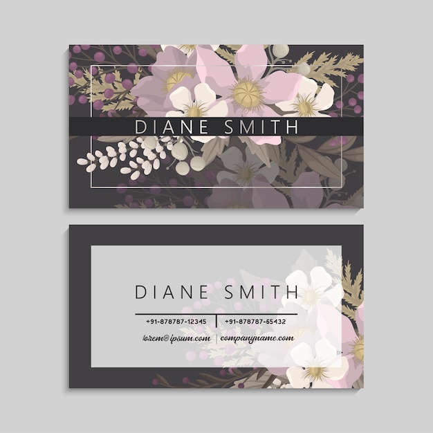 Download Free Flower Business Cards Mint Green Free Vector Use our free logo maker to create a logo and build your brand. Put your logo on business cards, promotional products, or your website for brand visibility.